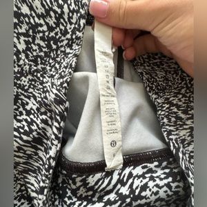 Lululemon cheetah leggings hardely worn